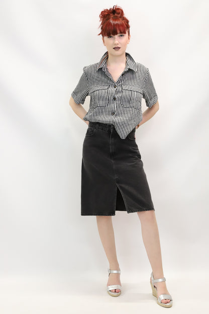 Chemisier à carreaux Zara Taille M