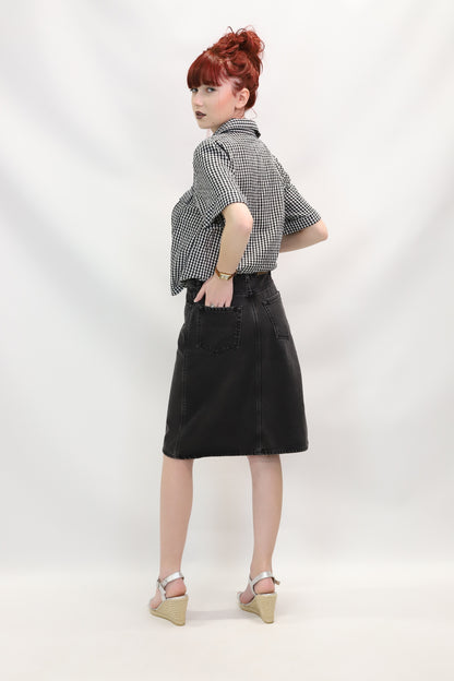 Chemisier à carreaux Zara Taille M