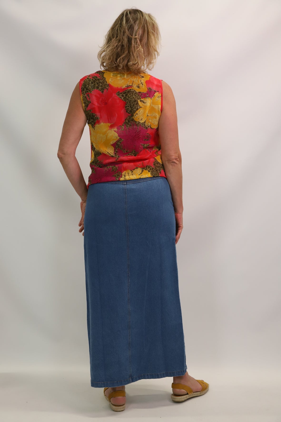 Blouse sans manches multicolore, Eva Kayan, Taille M