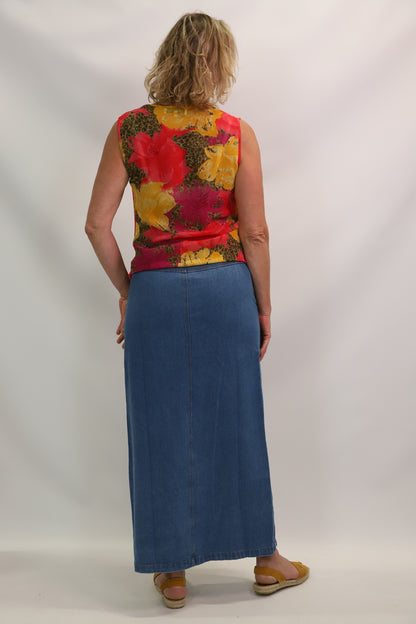 Blouse sans manches multicolore, Eva Kayan, Taille M