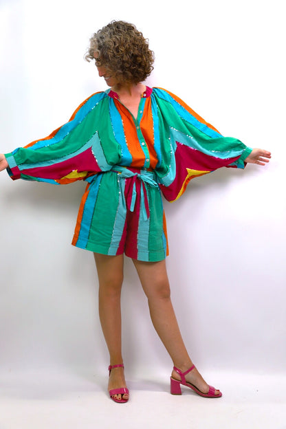 Chemise colorée, BIANCA Taille Unique - NEUF