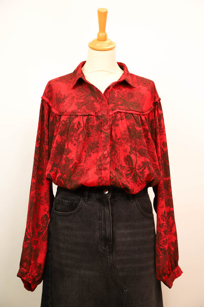 Chemisier rouge Promod Taille XL