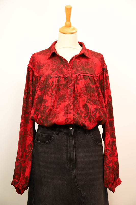 Chemisier rouge Promod Taille XL