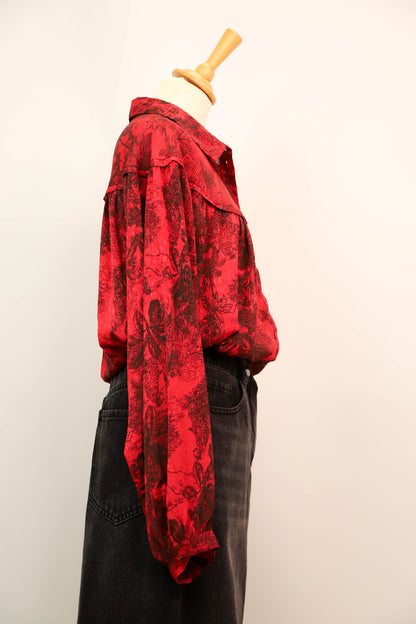 Chemisier rouge Promod Taille XL