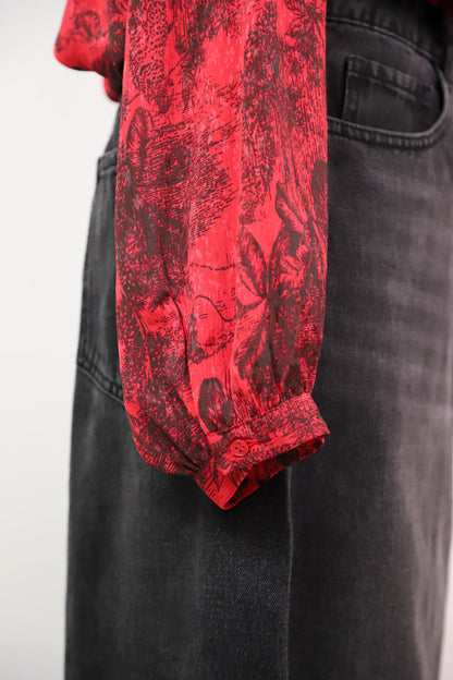 Chemisier rouge Promod Taille XL