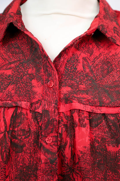 Chemisier rouge Promod Taille XL