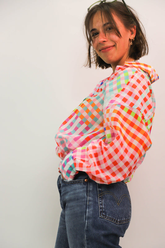 Chemise à carreaux multicolore Hod Taille S