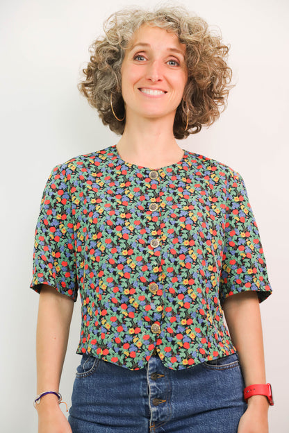 Chemisier fleuri Taille S