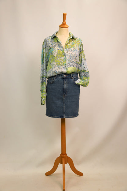 Chemisier à motif Zara Taille S