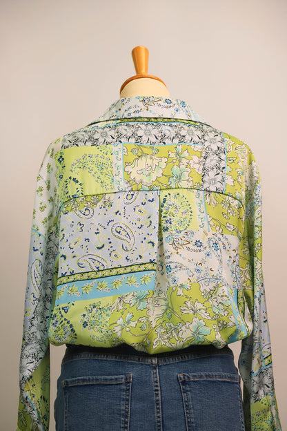 Chemisier à motif Zara Taille S