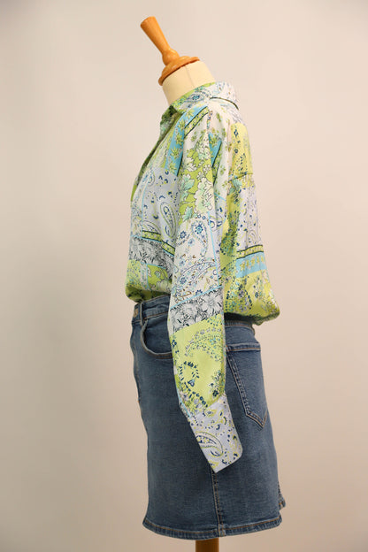 Chemisier à motif Zara Taille S