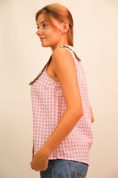 Blouse sans manches rose Musy Muse Taille S/M - NEUF