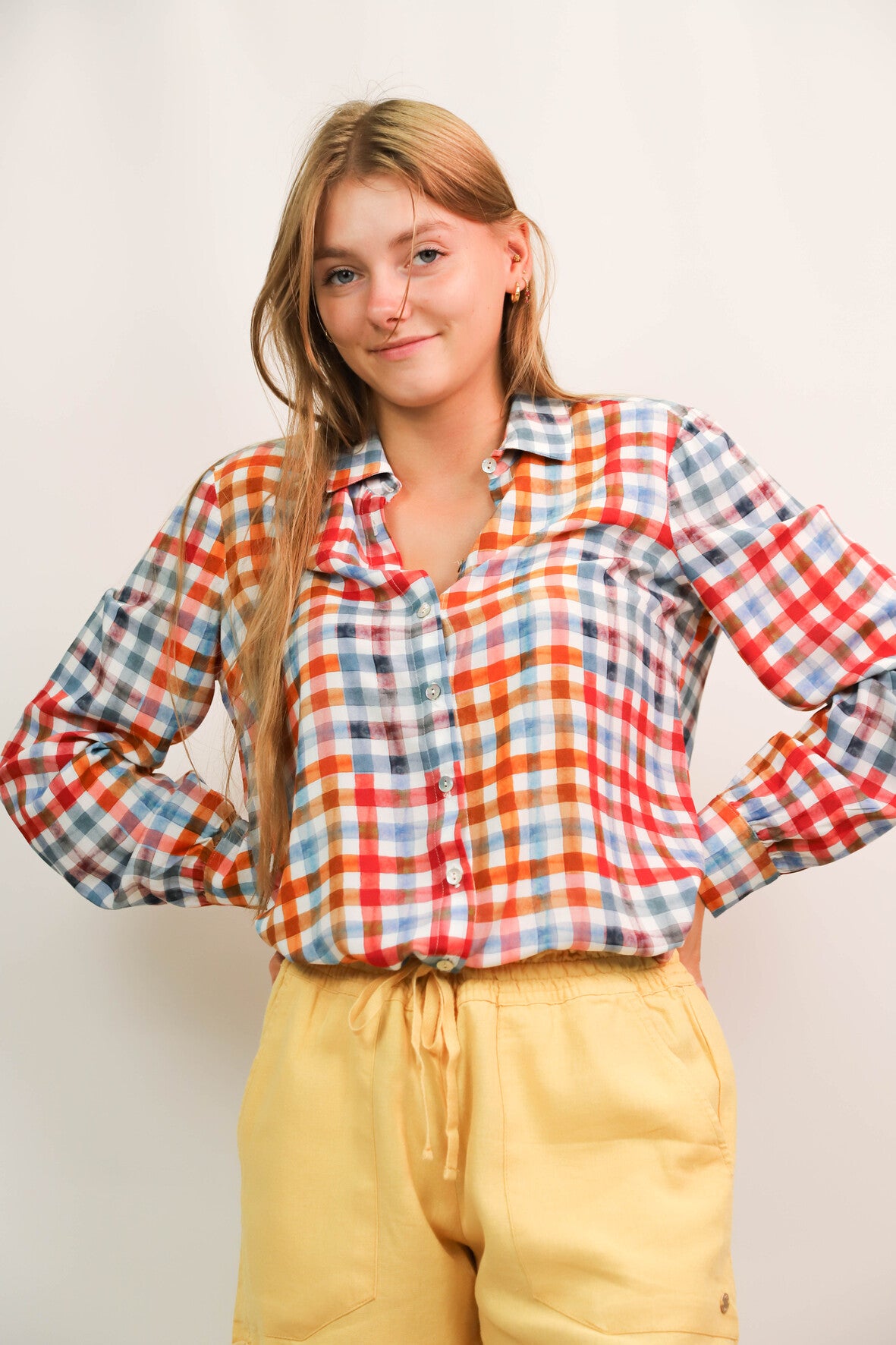 Chemise à carreaux La Fée Maraboutée Taille S