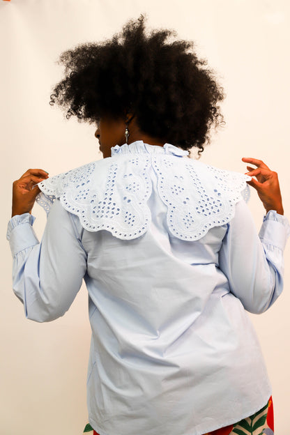 Blouse bleue Pinka Taille Unique - NEUF