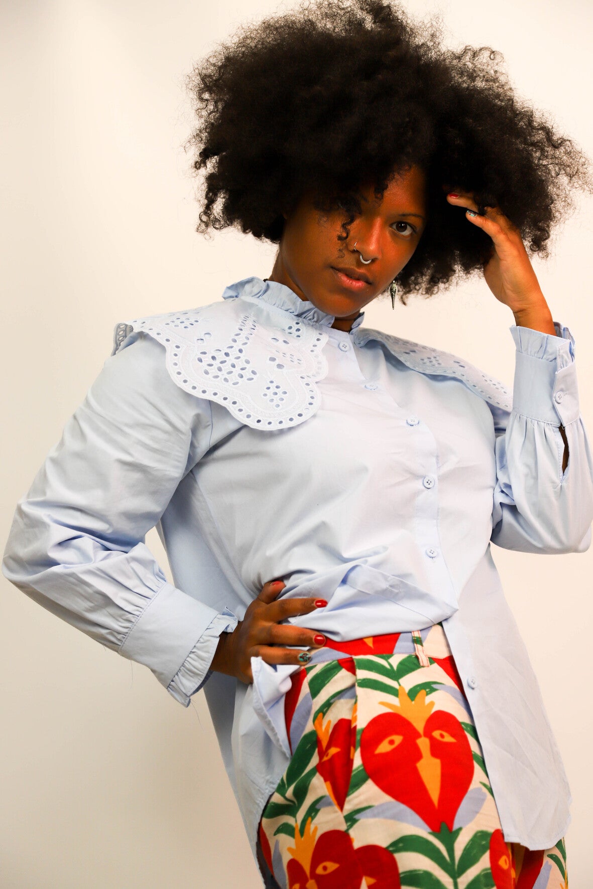Blouse bleue Pinka Taille Unique - NEUF