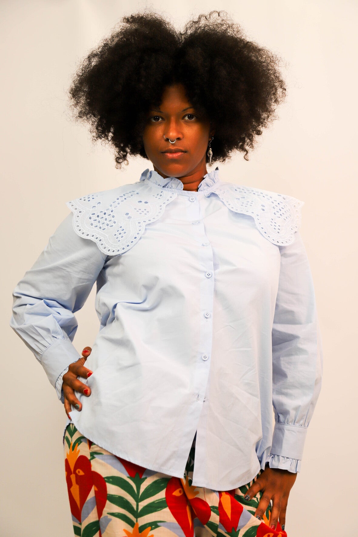 Blouse bleue Pinka Taille Unique - NEUF