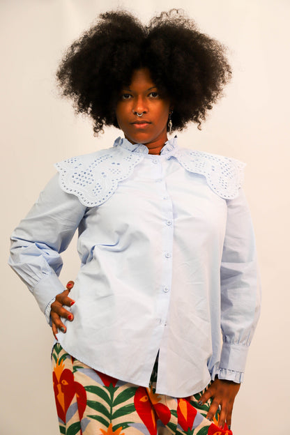 Blouse bleue Pinka Taille Unique - NEUF