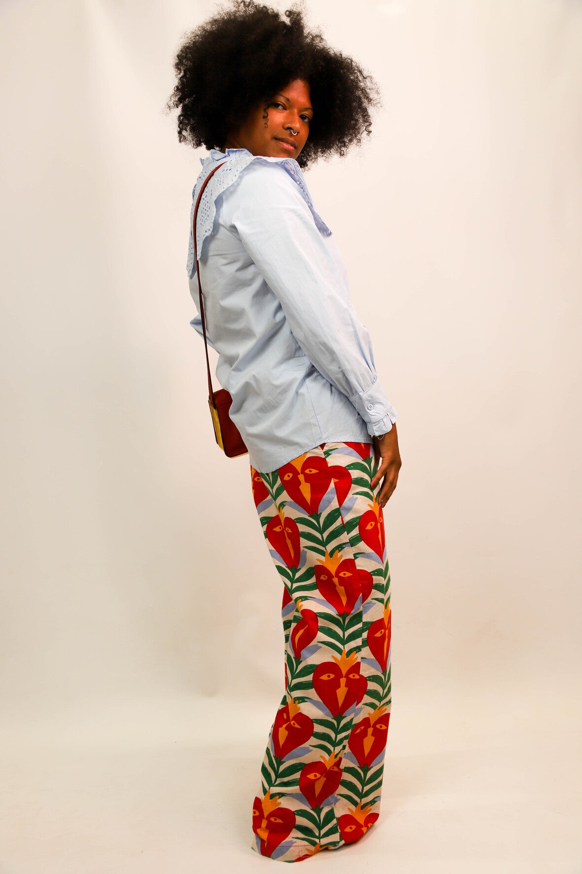 Pantalon fluide multicolore, Incerti x Monoprix, Taille XL