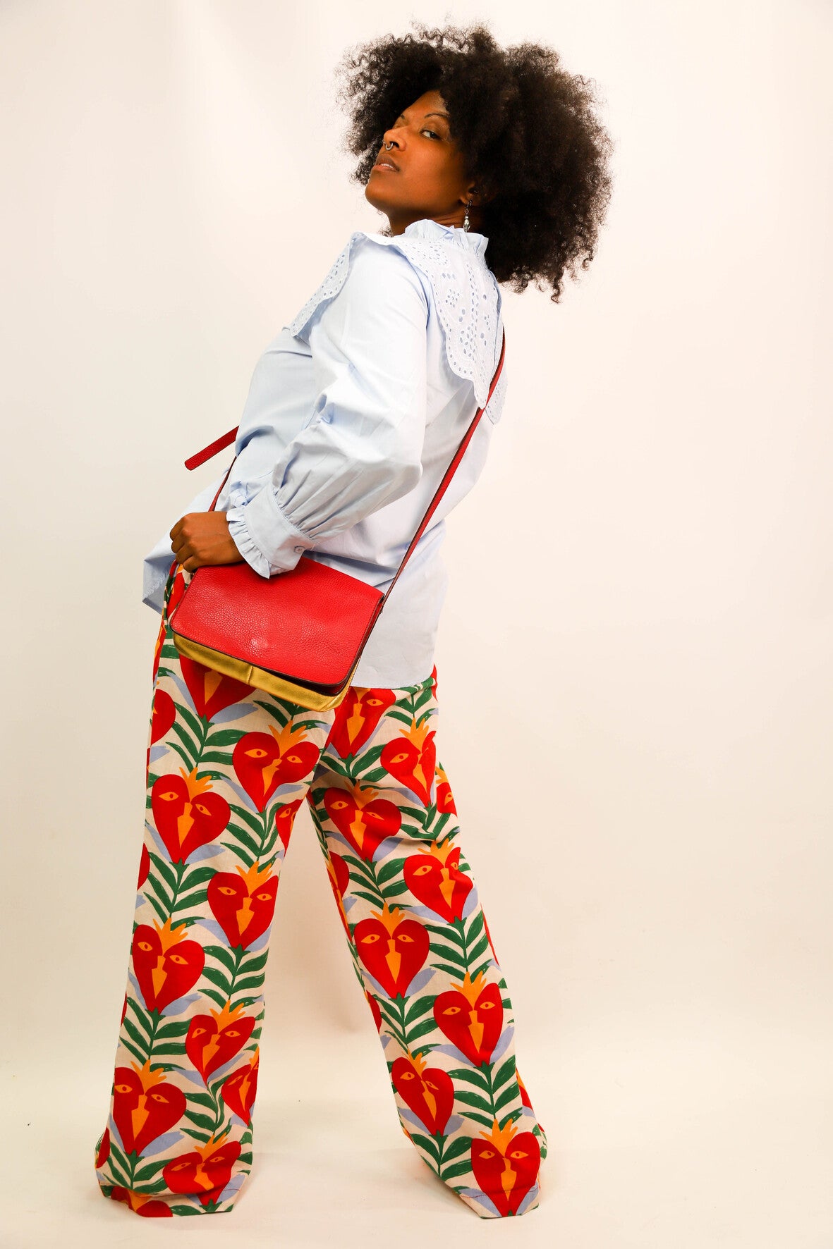 Pantalon fluide multicolore, Incerti x Monoprix, Taille XL