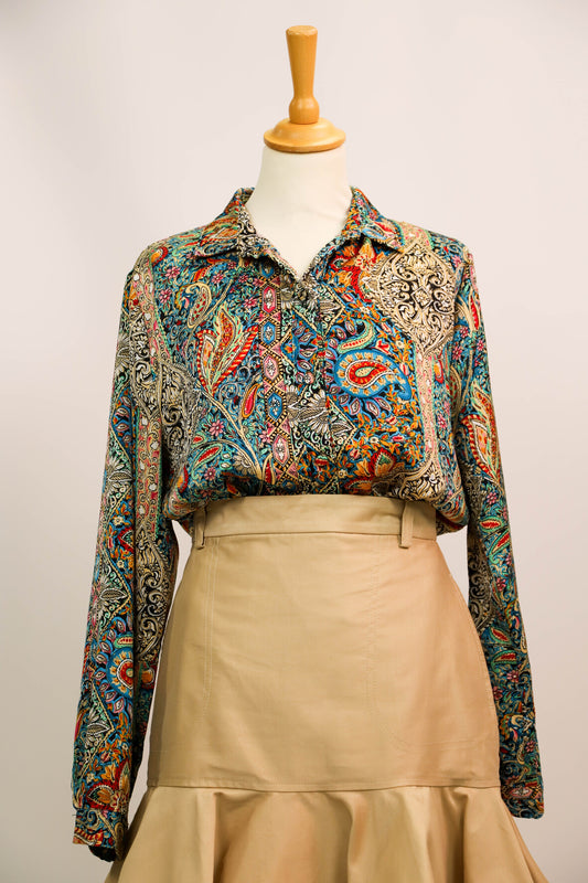 Chemise à motif multicolore Season Taille L