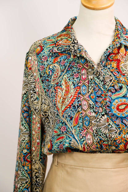 Chemise à motif multicolore Season Taille L