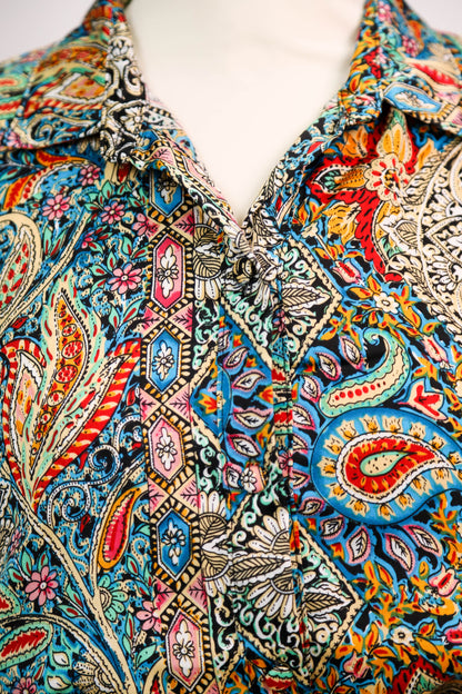 Chemise à motif multicolore Season Taille L