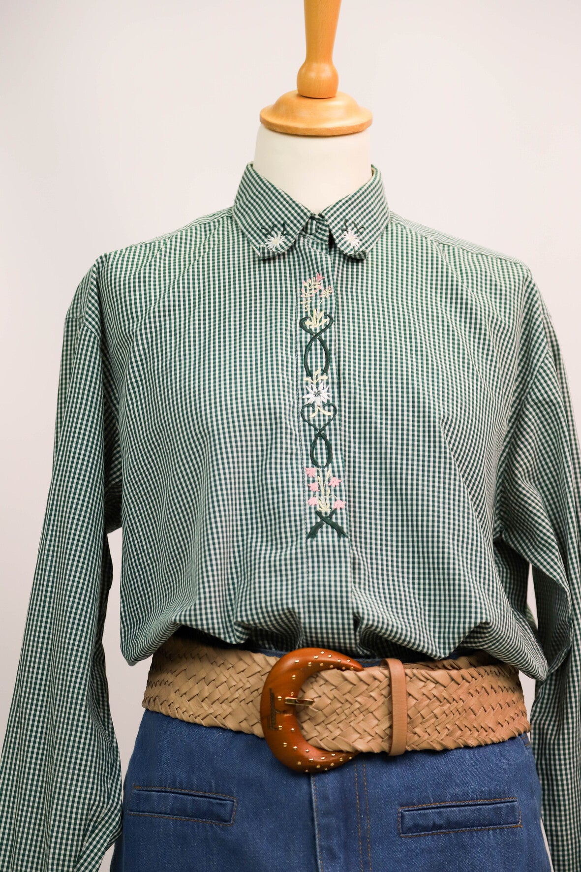 Chemise vichy verte Mary Kimberley Chemiserie Taille L