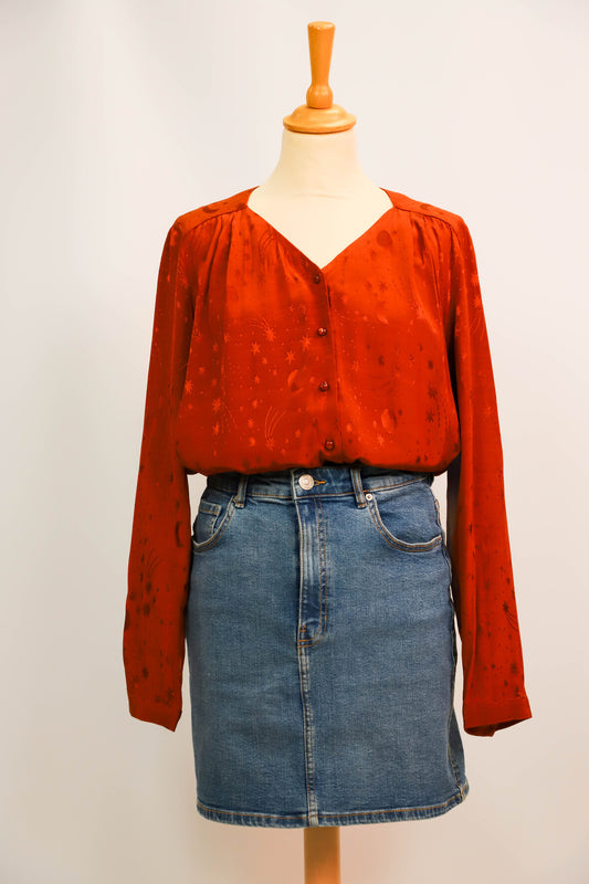 Blouse brique DPH Taille S