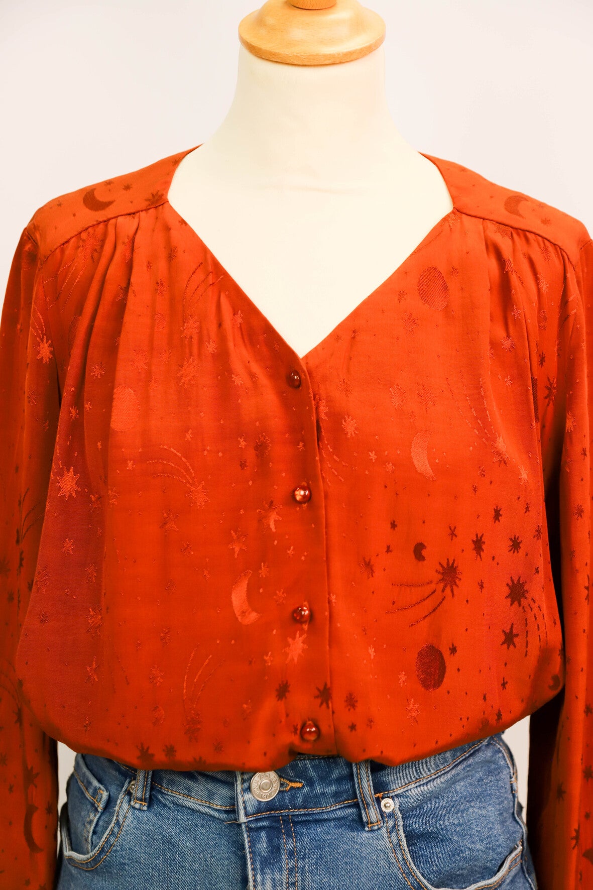 Blouse brique DPH Taille S