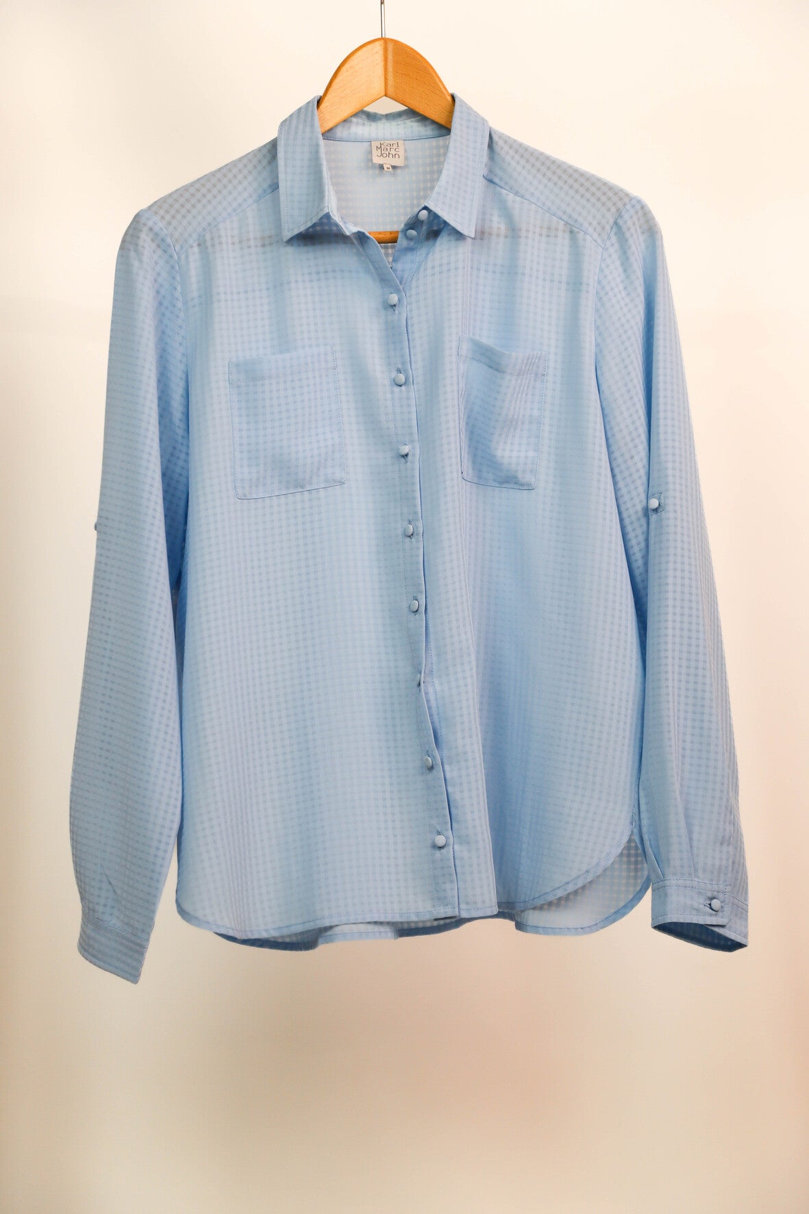 Chemise bleue Karl Marc John Taille M