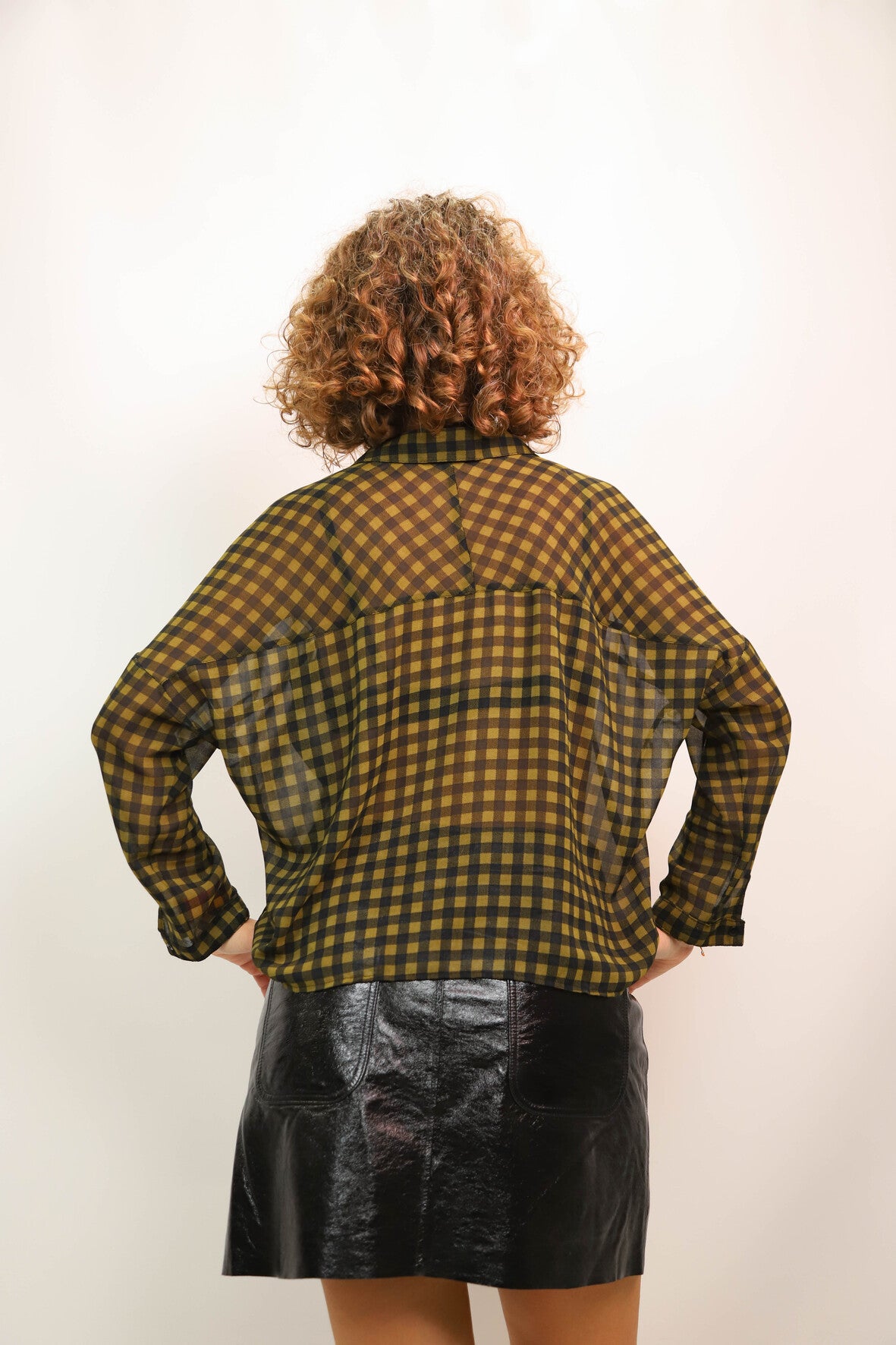 Chemise à carreaux Bershka Taille M