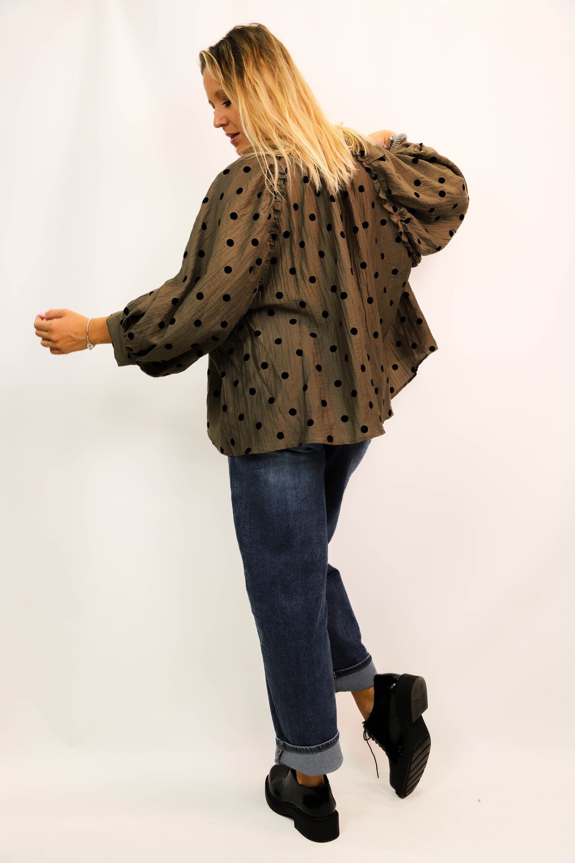 Jean baggy bleu Nina Carter Taille M - NEUF