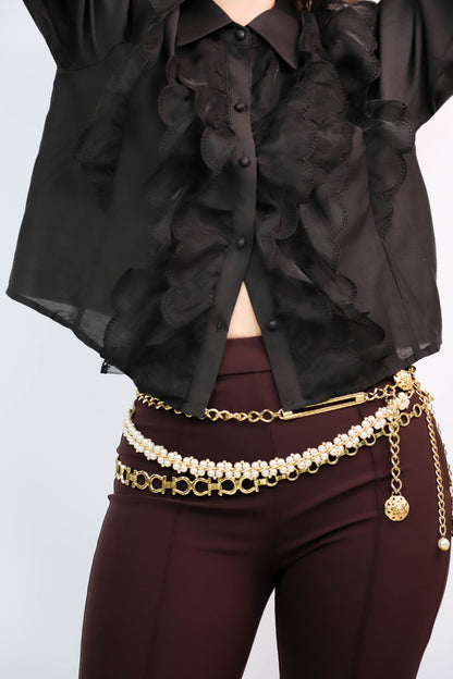 Pantalon prune H&M Taille XS