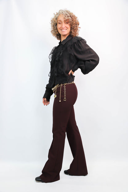 Pantalon prune H&M Taille XS