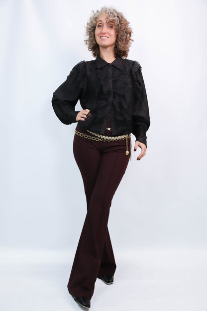 Pantalon prune H&M Taille XS