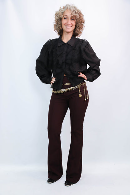 Pantalon prune H&M Taille XS