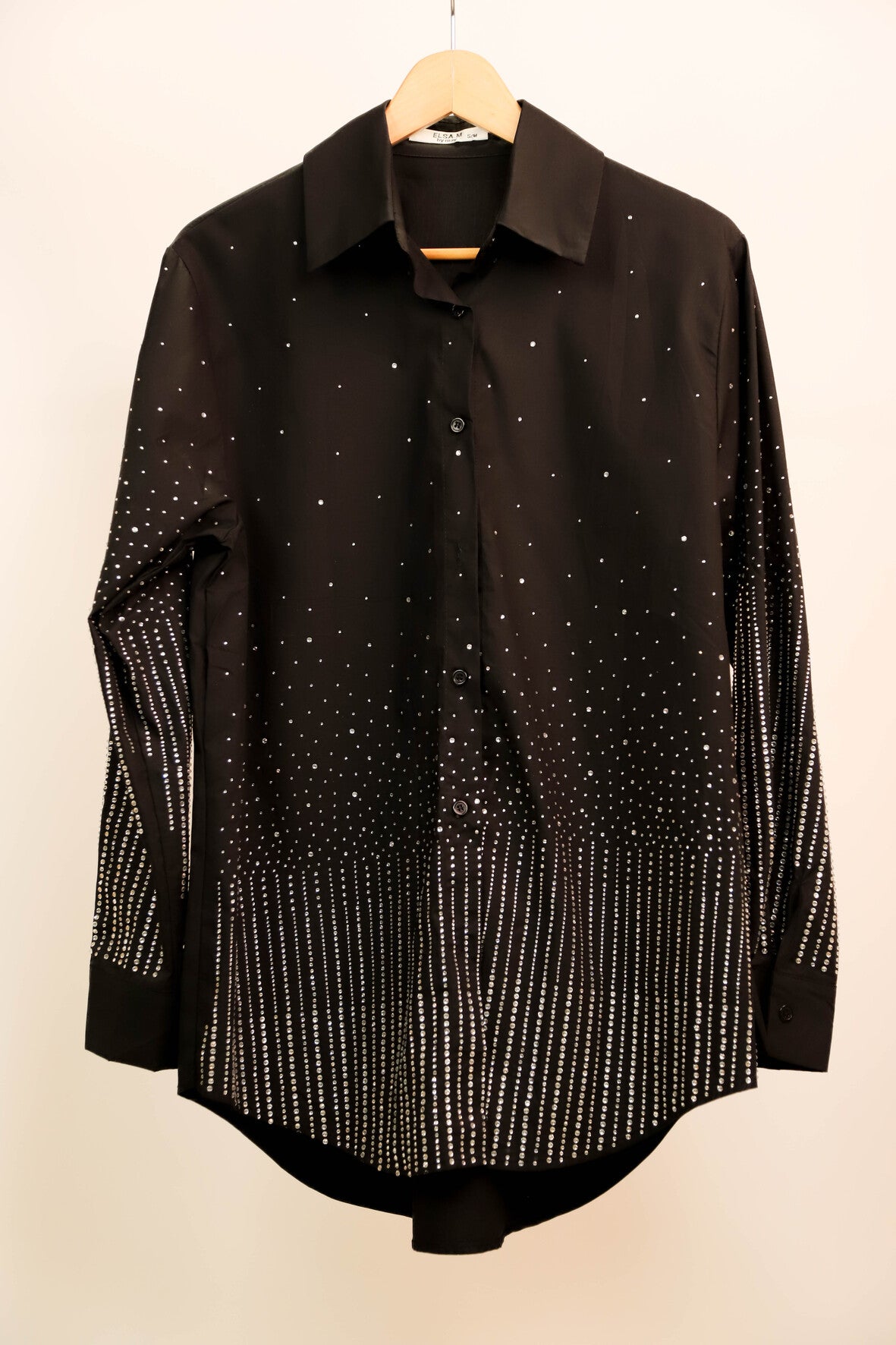 Chemise noire Elsa. M Taille S/M - NEUF