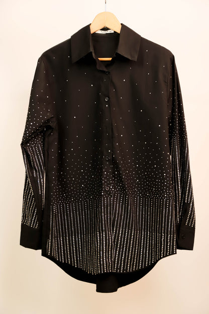 Chemise noire Elsa. M Taille S/M - NEUF