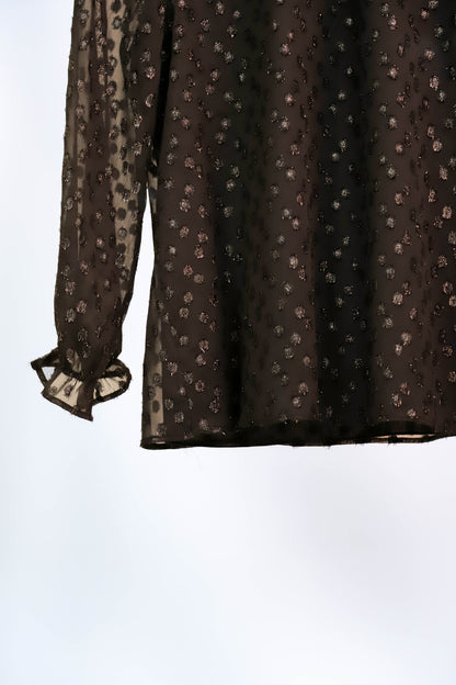 Blouse noire Balzac Taille S - NEUF