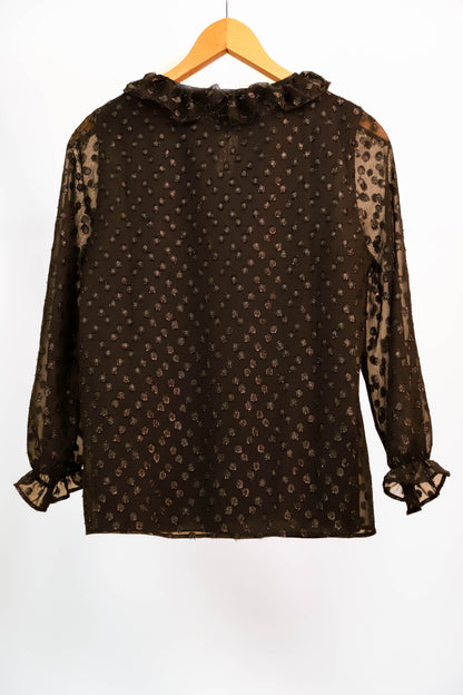 Blouse noire Balzac Taille S - NEUF