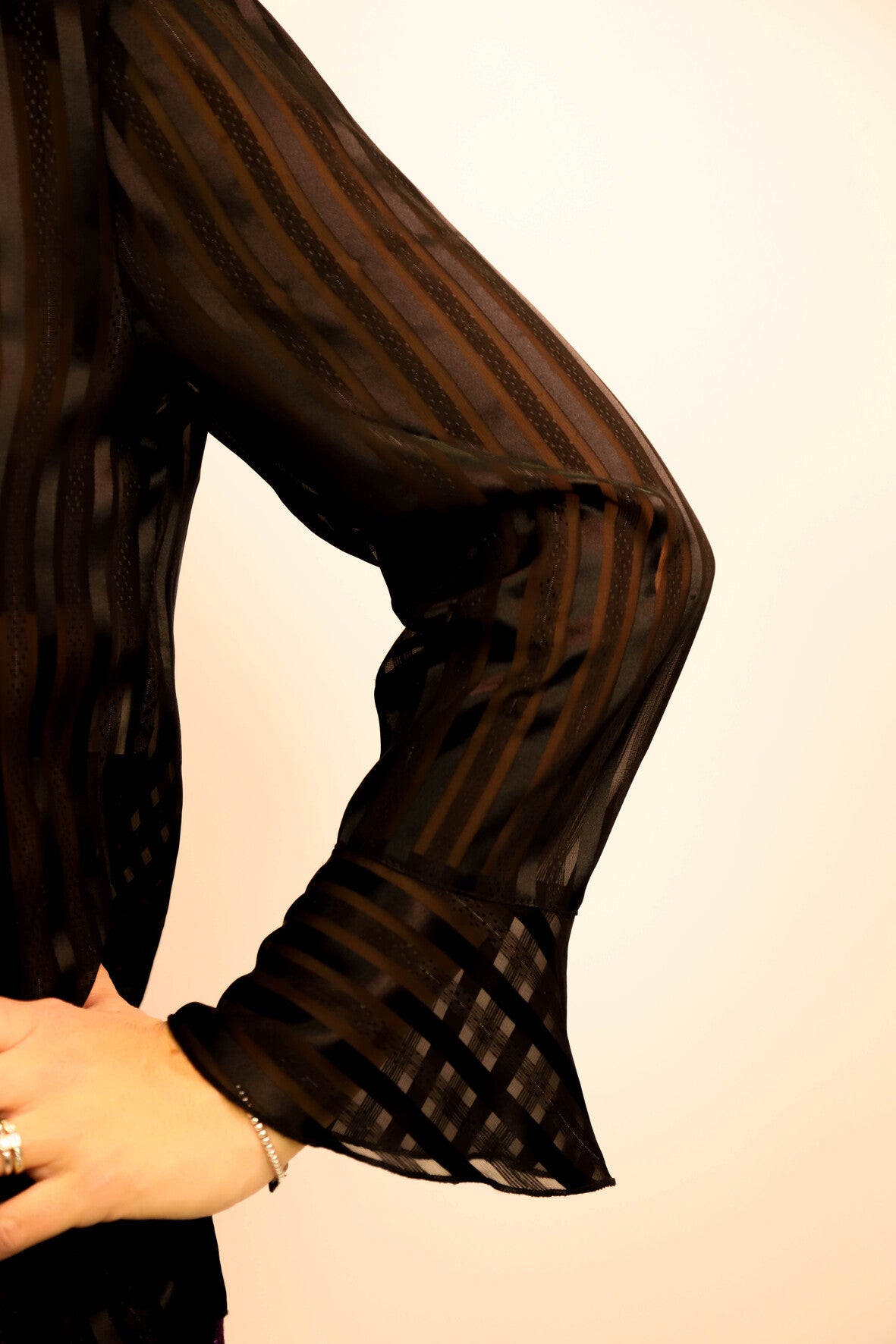 Chemisier noir Christian Mary Taille L