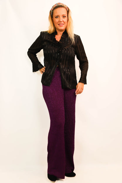 Chemisier noir Christian Mary Taille L