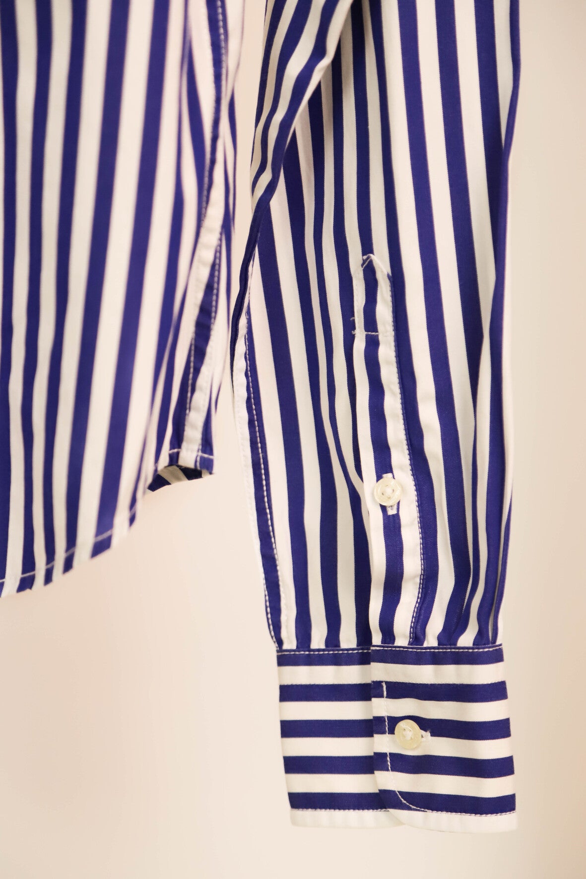 Chemise rayée bleue et blanche Ralph Lauren Taille M