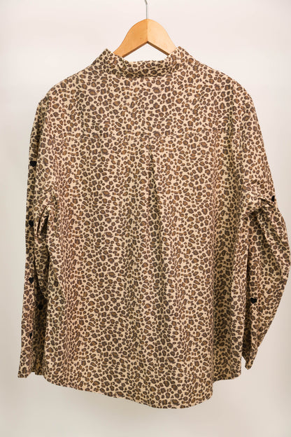 Chemise léopard et coeurs Musy Muse Taille L