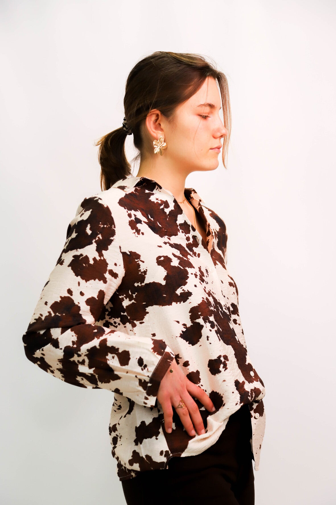 Chemise marron Akoz de toi Taille S