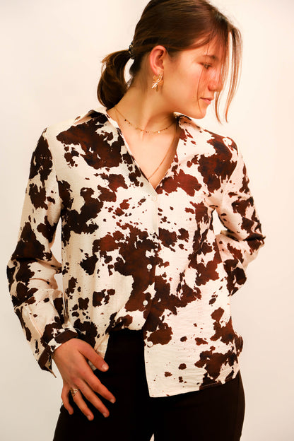 Chemise marron Akoz de toi Taille S
