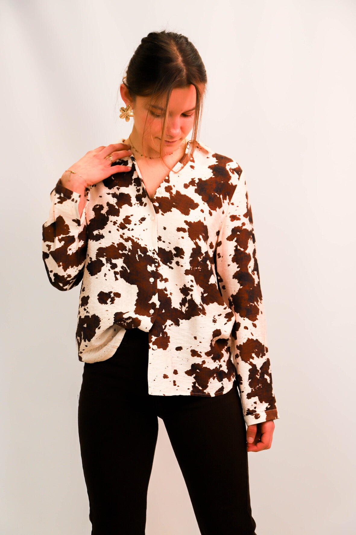 Chemise marron Akoz de toi Taille S