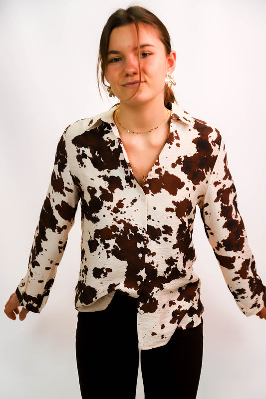Chemise marron Akoz de toi Taille S