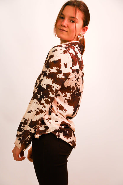 Chemise marron Akoz de toi Taille S