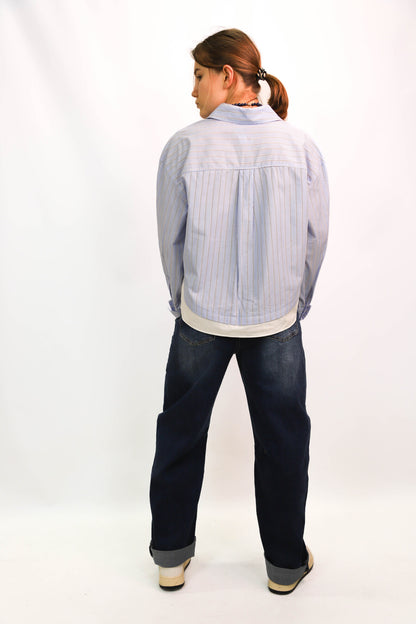 Jean ballon bleu Nina Carter Taille S - NEUF